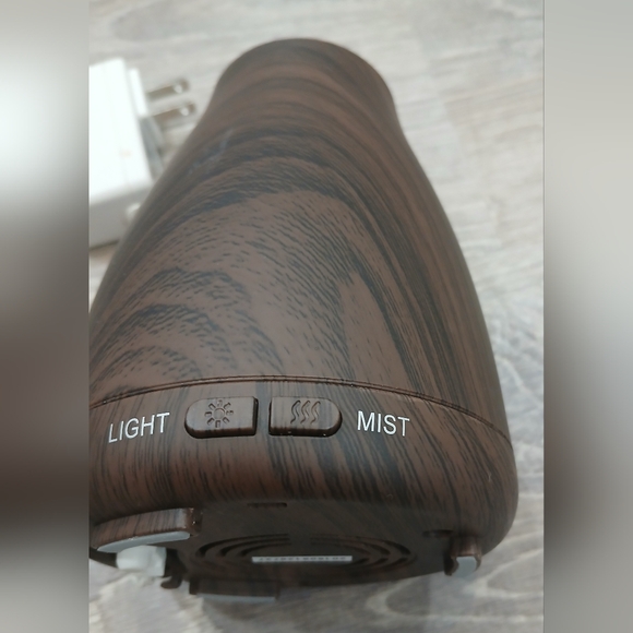 URPOWER Dark Wood Grain Essential Oil Diffuser - Picture 3 of 6